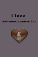 I love Balinese-Javanese Cat 1655287699 Book Cover