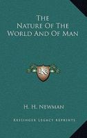 The Nature Of The World And Of Man 1162951370 Book Cover