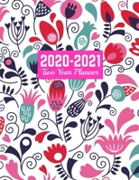 2020-2021 Two Year Planner: Handy Jan 1, 2020 to Dec 31, 2021 Weekly & Monthly Planner Calendar and Schedule Organizer Art Cover 00023190 1712969307 Book Cover