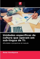Unidades específicas de cultura que operam em sub-língua de TI 6203334383 Book Cover