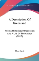 A Description of Greenland 935475936X Book Cover