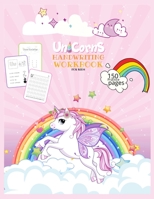 Unicorns Handwriting Workbook for Kids: Unicorn Handwriting Practice Paper Letter Tracing Workbook for Kids - Unicorn Letters Writing - Kindergarten W B08W7DK7NL Book Cover