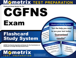 Flashcard Study System for the CGFNS Exam: CGFNS Test Practice Questions and Review for the Commission on Graduates of Foreign Nursing Schools Exam 1609713311 Book Cover