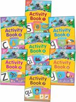 Jolly Phonics Activity Booksset 1-7 1844141608 Book Cover