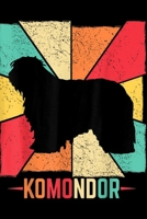 Komondor: Vintage Retro Love Best Komondor Dog Owner Ever Gift Journal/Notebook Blank Lined Ruled 6x9 100 Pages 1695975200 Book Cover