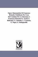 Opere Matematiche di Francesco Brioschi 1418185493 Book Cover
