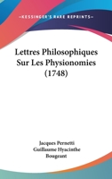 Lettres Philosophiques Sur Les Physionomies 1104650169 Book Cover