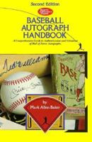 Scd Baseball Autograph Handbook 0873411692 Book Cover