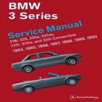 BMW 3 Series Service Manual 1984-1990 B00435MWTA Book Cover