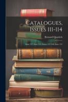 Catalogues, Issues 111-114; issue 137; issue 141; issues 147-148; issue 151 102273492X Book Cover
