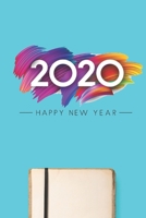 2020 Happy New Year: Lined Notebook / Journal Gift, 120 Pages, 6x9, Soft Cover, Matte Finish 1671575970 Book Cover