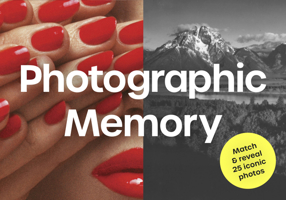 Photographic Memory : Match & Reveal 25 Iconic Photos 1786279010 Book Cover