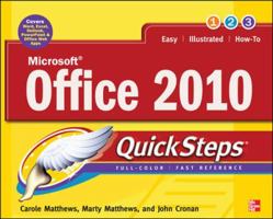 Microsoft Office 2010 QuickSteps 0071741607 Book Cover