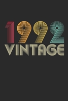 Vintage notebook paper 1992 Birthday 28th Gift 167973721X Book Cover