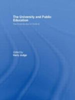 The University and Public Education: The Contribution of Oxford 0415464137 Book Cover