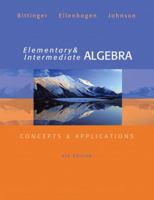 Elementary and Intermediate Algebra: Concepts and Applications Combined Approach 0201768046 Book Cover