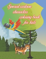 Special cartoon characters coloring book for kids: cartoon heros coloring book for kids and adults animal coloring book for kids 35 images to color 8.5*11 book size B08HGLNQ7C Book Cover