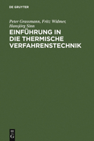 Einf�hrung in Die Thermische Verfahrenstechnik 3110107872 Book Cover