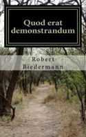 Quod erat demonstrandum 1500889326 Book Cover