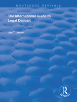 The International Guide to Legal Deposit 1138350710 Book Cover