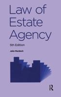 Law of Estate Agency 0728205599 Book Cover