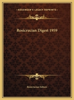 Rosicrucian Digest 1959 1417940905 Book Cover