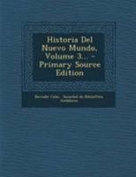 Historia Del Nuevo Mundo Tomo 3 1272346935 Book Cover