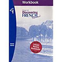 Workbook for Discovering French, Nouveau! Workbook (Level 1) with Lesson Review Bookmarks Bleu 0618661786 Book Cover