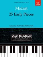 25 Early Pieces 1854723588 Book Cover