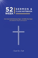 52 Week Sermon & Class Notebook B0H13GFCQV Book Cover