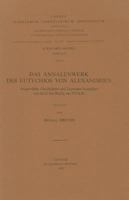 Das Annalenwerk Des Eutychios Von Alexandrien. Ausgewahlte Geschichten Und Legenden Kompiliert Von Sa'id Ibn Batriq Um 935 A.D.: V. 9042905131 Book Cover