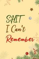 Shit I Can't Remember: Christmas Gifts login and password Organizer & Notebook for internet website Gift for Friends, Coworkers, Mom, Dad, organiser book small 6x9 1675642249 Book Cover