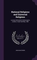 National Religions and Universal Religions 0766195961 Book Cover
