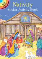 Nativity Sticker Activity Book 048641745X Book Cover