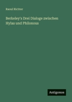 Berkeley's Drei Dialoge zwischen Hylas und Philonous (German Edition) 3563405514 Book Cover
