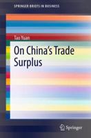 On China's Trade Surplus 3642389244 Book Cover