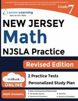 New Jersey Student Learning Assessments (NJSLA) Test Practice: 7th Grade Math Practice Workbook and Full-Length Online Assessments : New Jersey Test Study Guide 1689665718 Book Cover