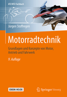 Motorradtechnik: Grundlagen und Konzepte von Motor, Antrieb und Fahrwerk (ATZ/MTZ-Fachbuch) 3658074450 Book Cover