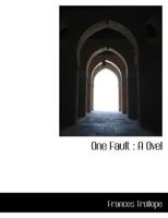 One Fault: A Ovel 1017942099 Book Cover