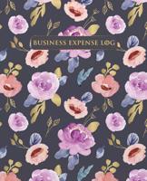 Business Expense Log: Watercolor flowers Business expense tracker notebook organizer/how and what you can claim your business expense/ business travel ... (Business Travel Expense Log Book Series) 1095230263 Book Cover