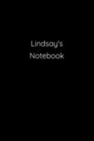 Lindsay's Notebook: Notebook / Journal / Diary - 6 x 9 inches (15,24 x 22,86 cm), 150 pages. 1691190616 Book Cover