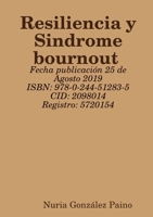 Resiliencia y Sindrome bournout 0244512833 Book Cover