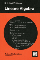 Lineare Algebra 3519023903 Book Cover