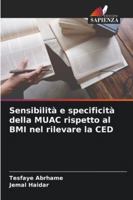 Sensibilità e specificità della MUAC rispetto al BMI nel rilevare la CED (Italian Edition) 6208666422 Book Cover