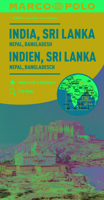 India, Sri Lanka, Nepal, Bangladesh Marco Polo Map 3829739443 Book Cover
