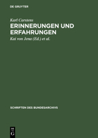 Erinnerungen und Erfahrungen (Schriften des Bundesarchivs) 3486419285 Book Cover