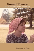 Found Poems: the blood and bone remember 0993785794 Book Cover