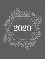 2020: Weekly Planner 52 Week Journal 8.5x11 inches for Women Academic Organizer Monthly Calendar Scheduler Appointment Agenda Notebook 1675604592 Book Cover