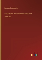 Indonesich Und Indogermanisch Im Satzbau 3846018597 Book Cover