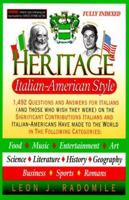 Heritage Italian-American Style 0967532906 Book Cover